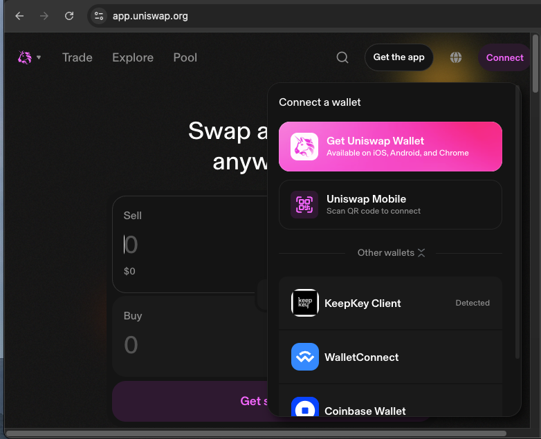 Popular dapps tested with Bex