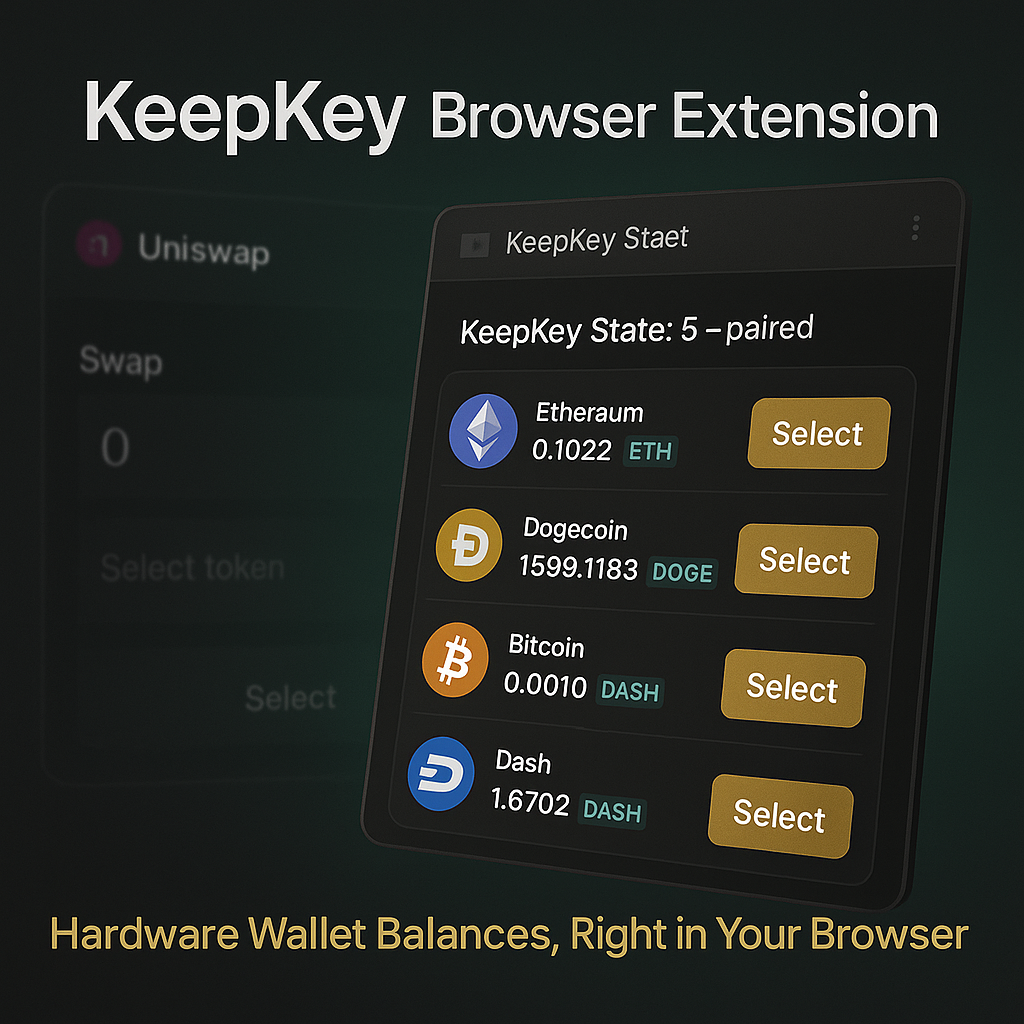 KeepKey Browser Extension Promo